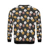 Daisy Pattern Print Design DS04 Men Long Sleeve Sweatshirt