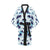 Bear Pattern Print Design BE01 Women's Short Kimono