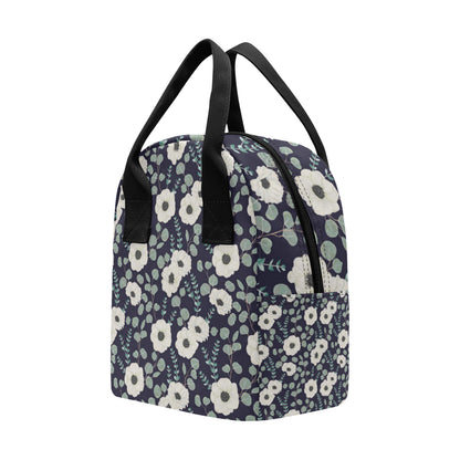 Anemone Pattern Print Design AM01 Insulated Lunch Bag