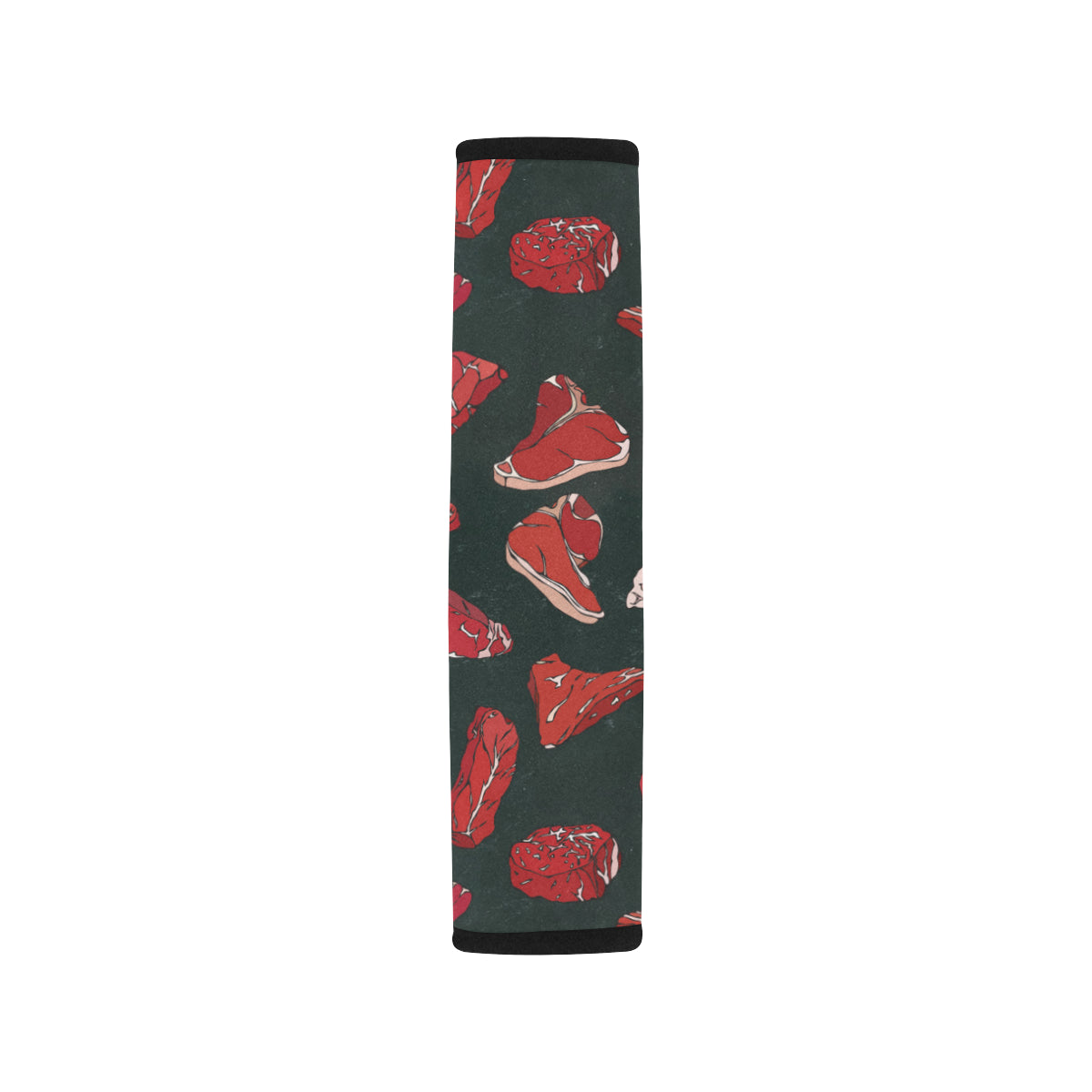 Meat Pattern Print Design 01 Car Seat Belt Cover