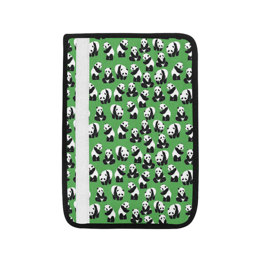 Panda Bear Pattern Themed Print Car Seat Belt Cover
