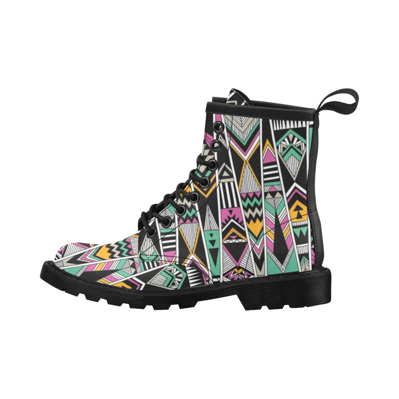 Tribal Aztec Triangle Women's Boots