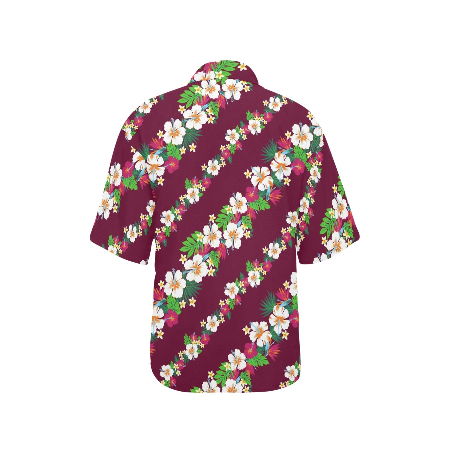 Hawaiian Themed Pattern Print Design H06 Women's Hawaiian Shirt