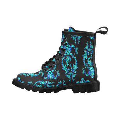 Sea turtle Polynesian Tribal Hawaiian Women's Boots