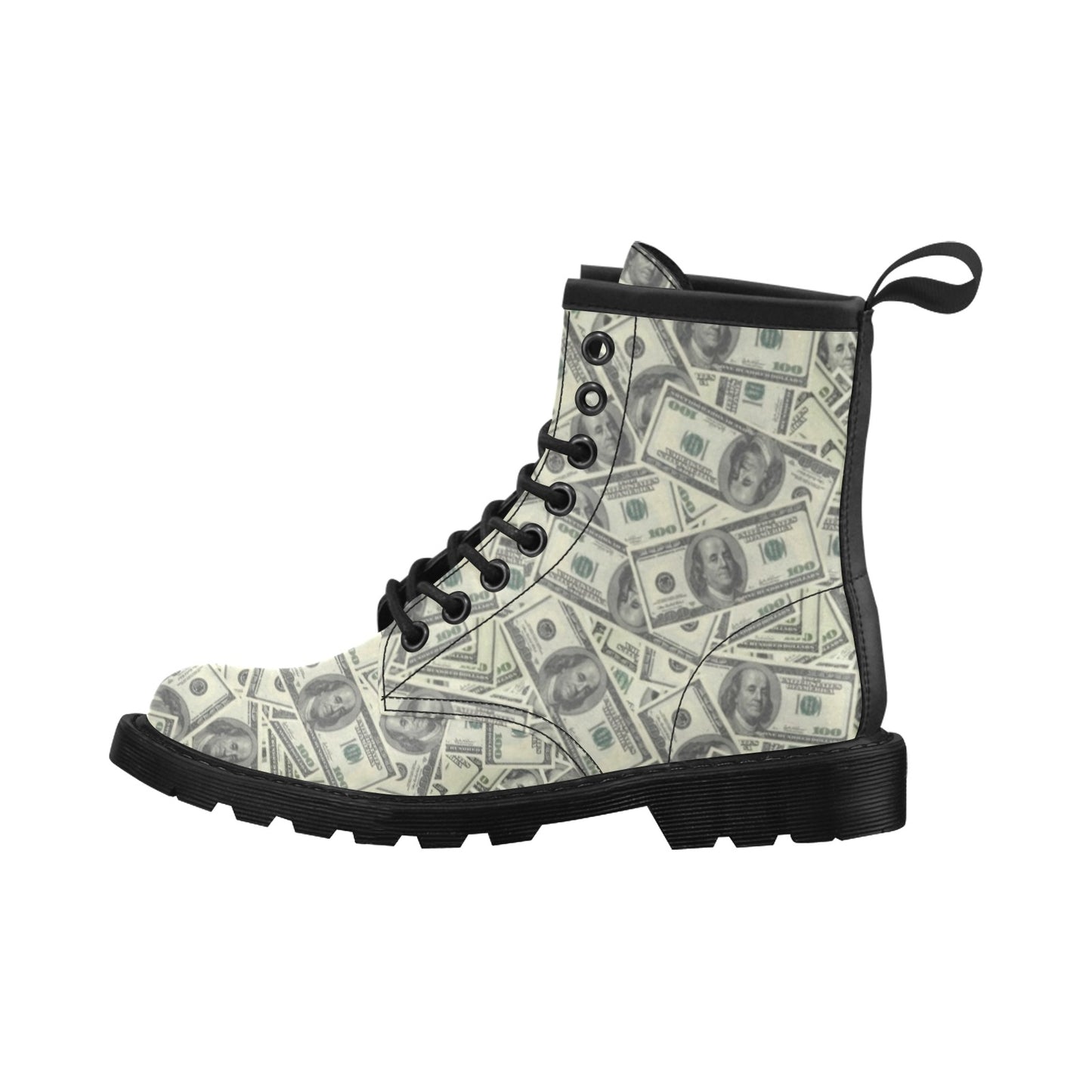 Dollar Pattern Print Design DO02 Women's Boots
