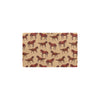 Brown Horse Print Pattern Kitchen Mat