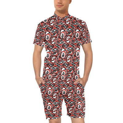 Native North American Themed Print Men's Romper