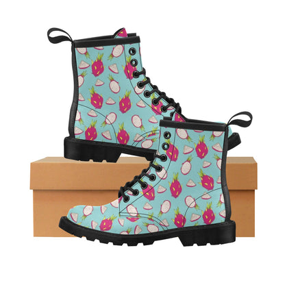 Dragonfruit Pattern Print Design DF01 Women's Boots