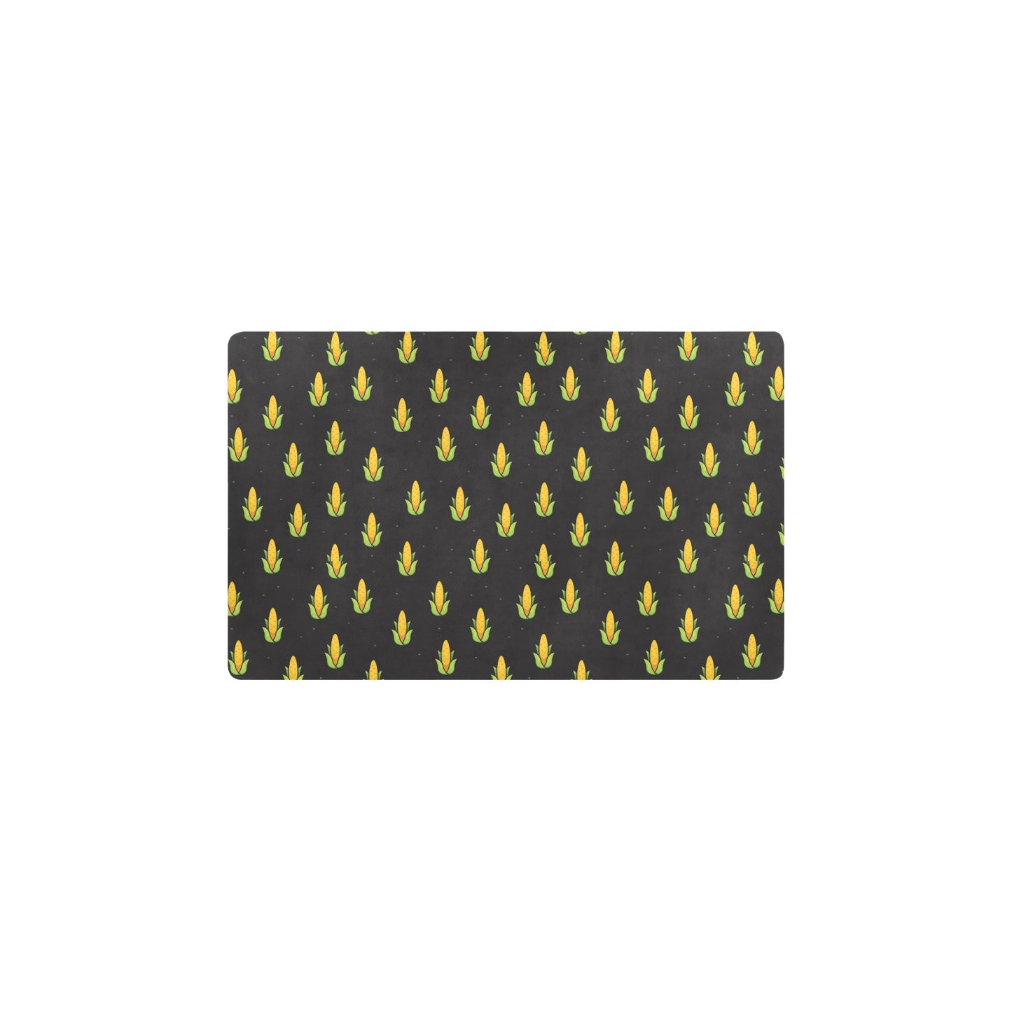 Corn Pattern Print Design 04 Kitchen Mat