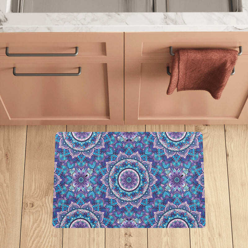 Mandala Pattern Print Design 04 Kitchen Mat