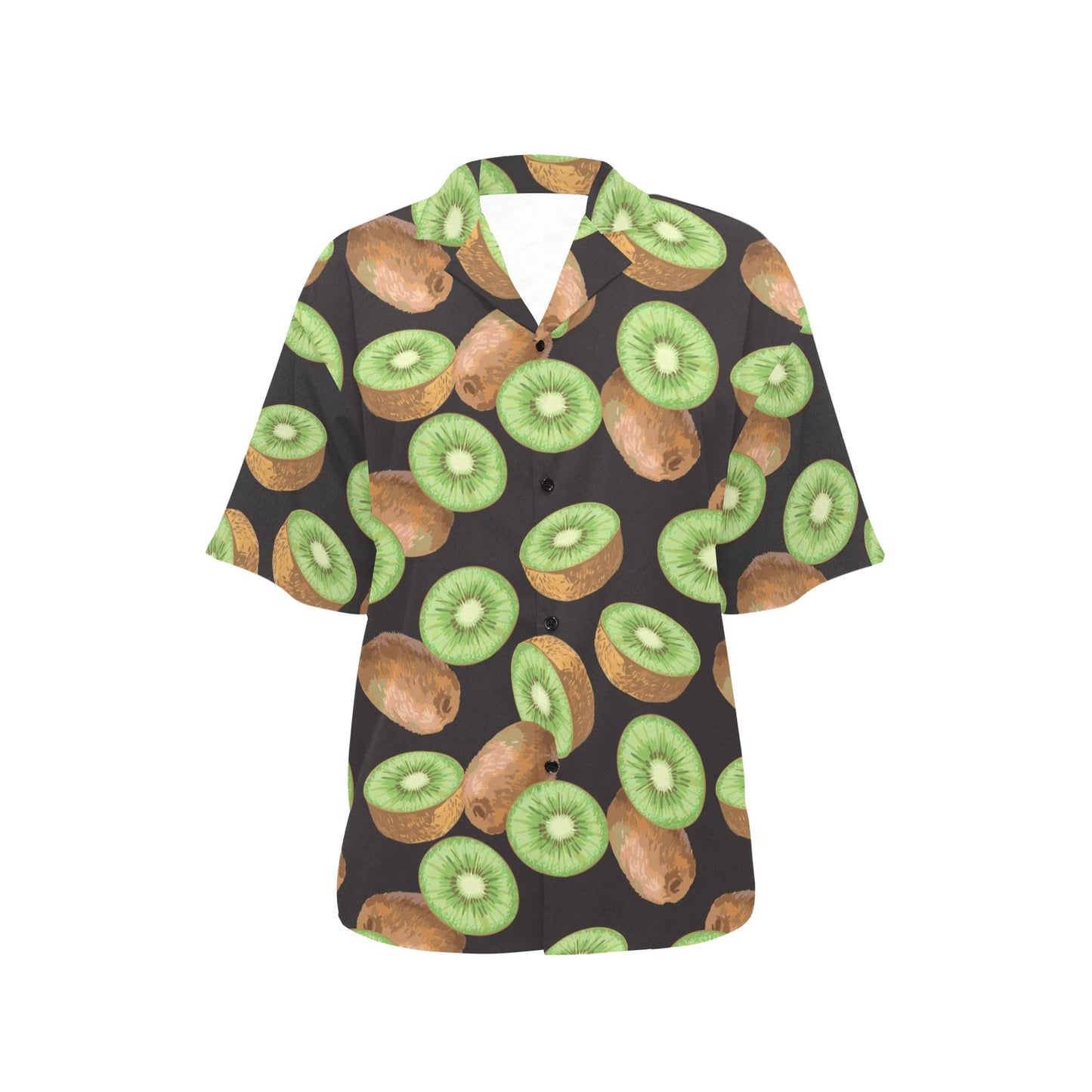Kiwi Pattern Print Design KW03 Women's Hawaiian Shirt