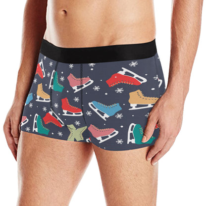 Ice Skate Pattern Print Design 04 Men's Boxer Briefs