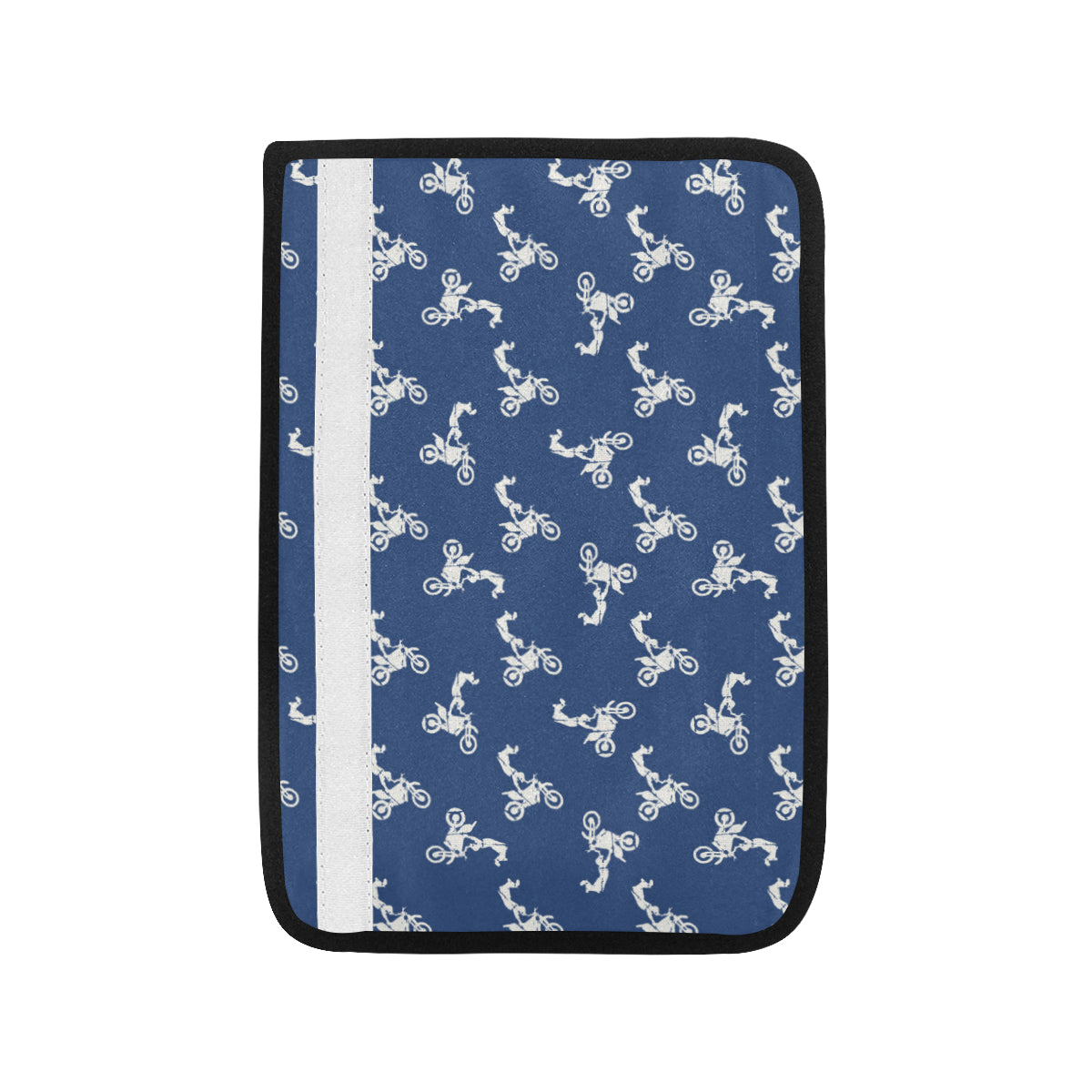 Motocross Pattern Print Design 01 Car Seat Belt Cover