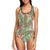 Bird Of Paradise Pattern Print Design BOP08 Women Swimsuit