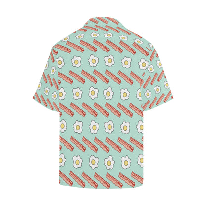 Bacon Sausage Pattern Print Design 01 Men's Hawaiian Shirt
