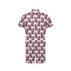 Chihuahua Purple Floral Men's Romper