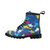 Shark Color Pattern Women's Boots