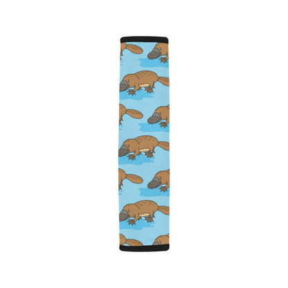 Platypus Pattern Print Design A02 Car Seat Belt Cover