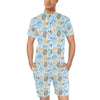 Polynesian Jellyfish Turtle Print Men's Romper