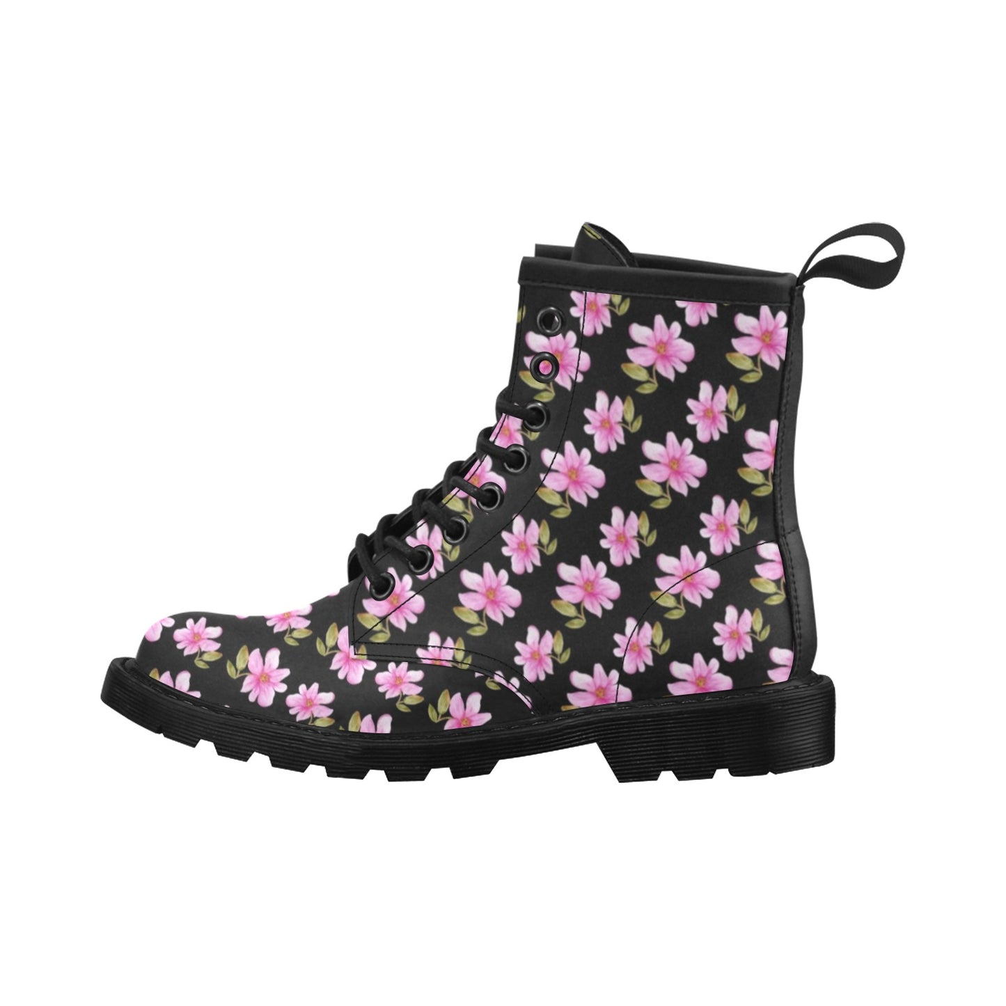 Magnolia Pattern Print Design MAG06 Women's Boots