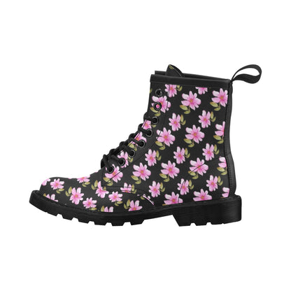 Magnolia Pattern Print Design MAG06 Women's Boots