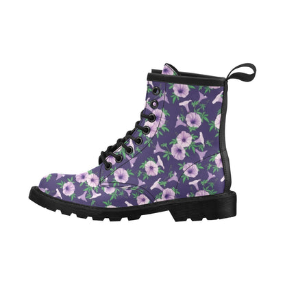 Morning Glory Pattern Print Design MG01 Women's Boots