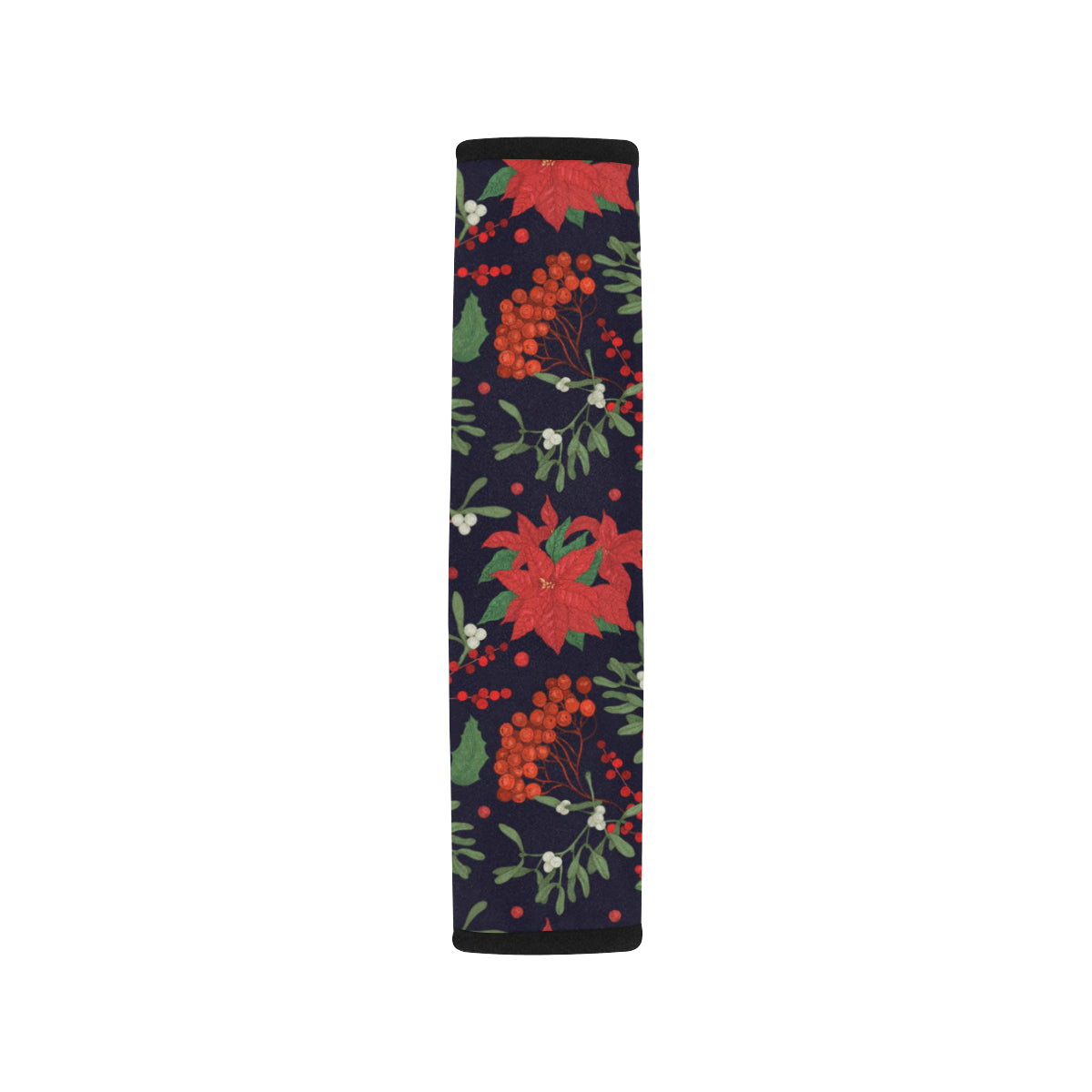 Poinsettia Pattern Print Design POT02 Car Seat Belt Cover