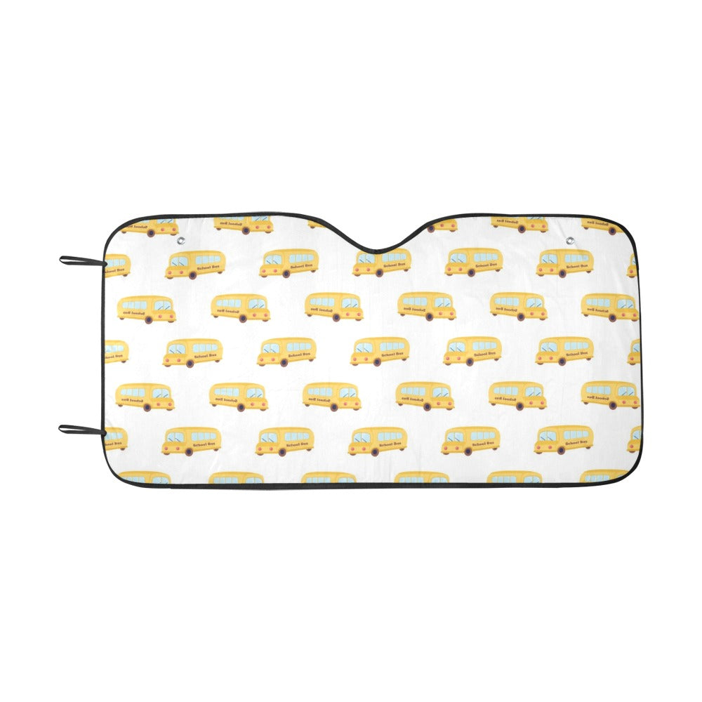 School Bus Print Design LKS306 Car front Windshield Sun Shade
