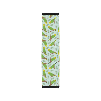 Budgerigar Pattern Print Design 04 Car Seat Belt Cover
