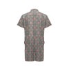 Calendar Aztec Pattern Print Design 04 Men's Romper