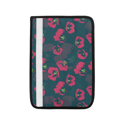 Morning Glory Pattern Print Design 01 Car Seat Belt Cover