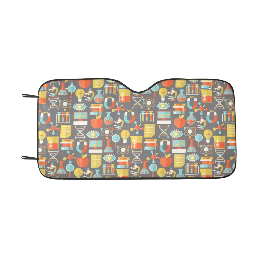 Science Print Design LKS302 Car front Windshield Sun Shade