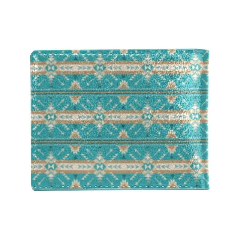 Southwest Native Design Themed Print Men's ID Card Wallet