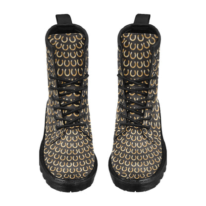 Horseshoe Print Design LKS304 Women's Boots