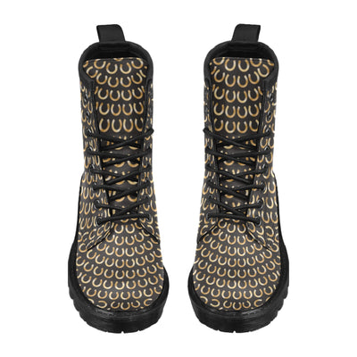Horseshoe Print Design LKS304 Women's Boots