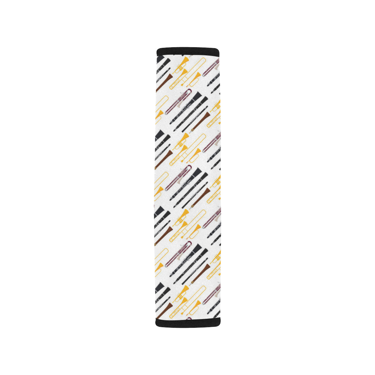 Clarinet Pattern Print Design 01 Car Seat Belt Cover