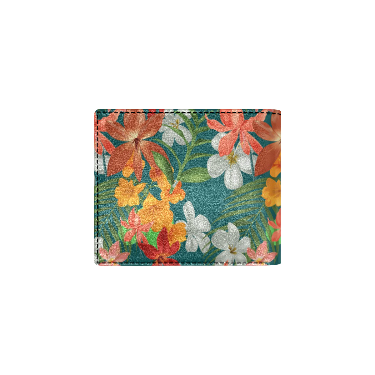 Amaryllis Pattern Print Design AL06 Men's ID Card Wallet