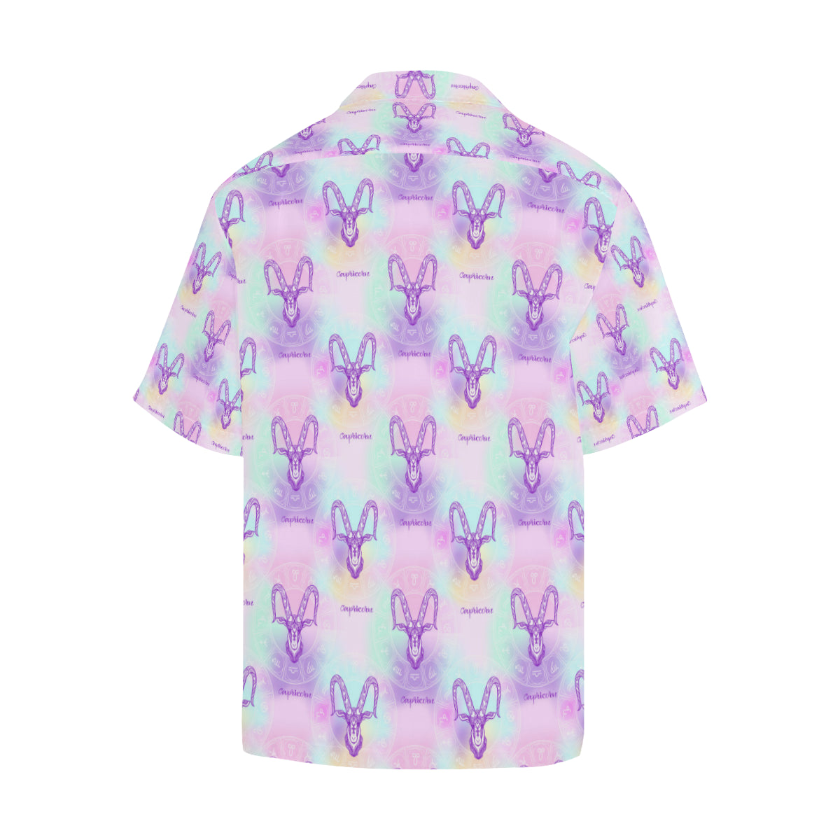 Capricorn Zodiac Pattern Print Design 02 Men's Hawaiian Shirt
