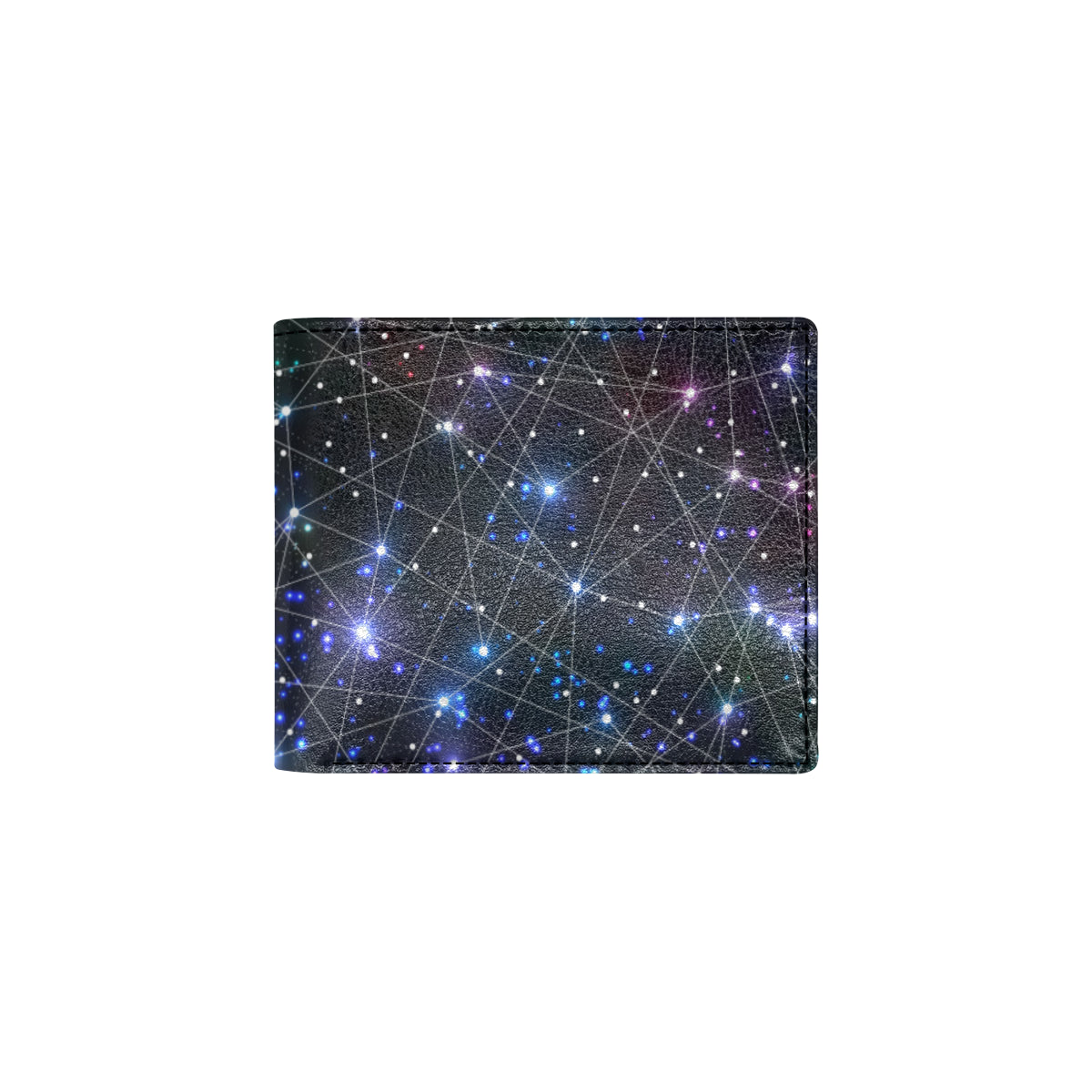 Cosmic Pattern Print Design 01 Men's ID Card Wallet