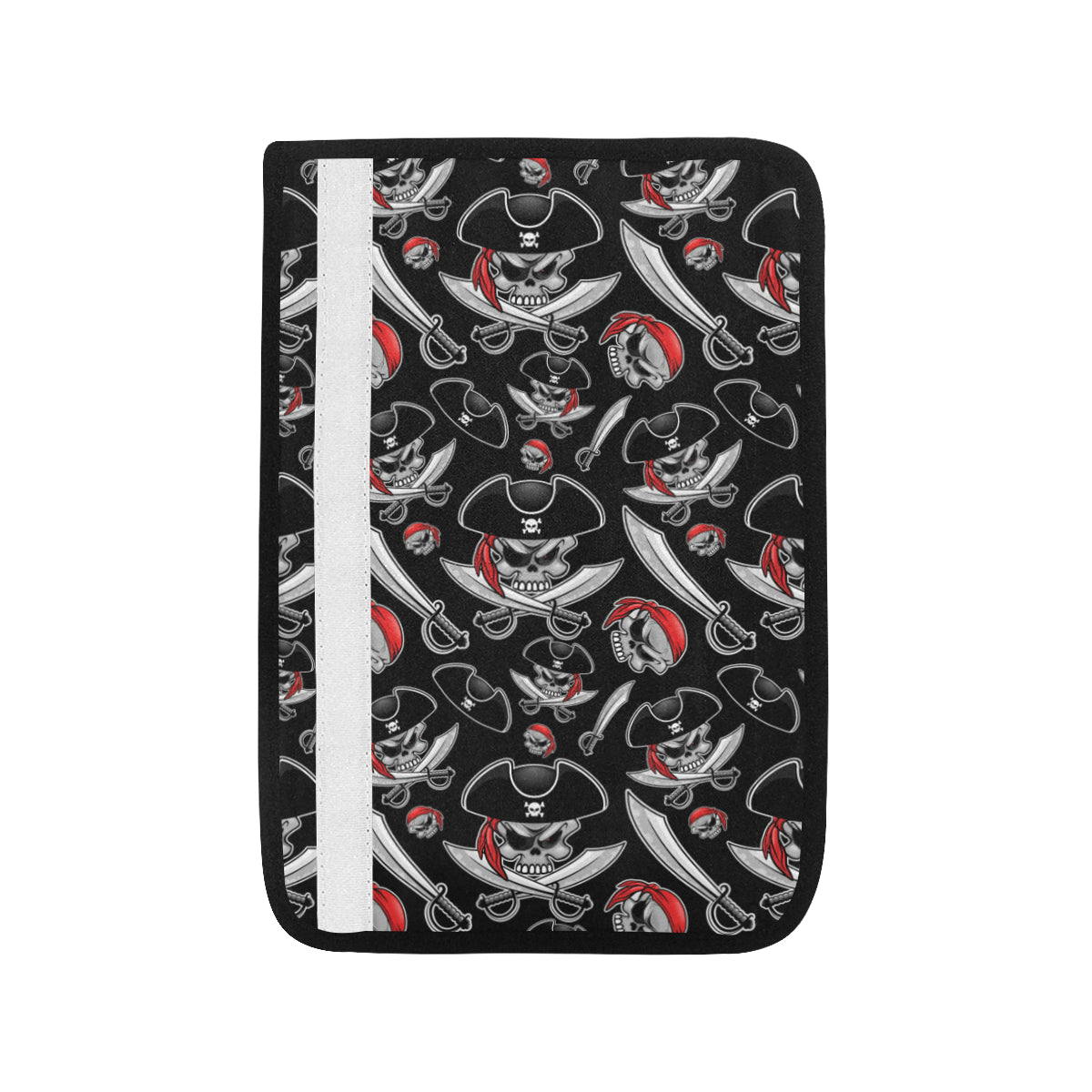 Pirate Pattern Print Design A05 Car Seat Belt Cover