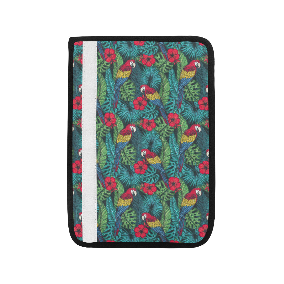 Parrot Pattern Print Design A05 Car Seat Belt Cover
