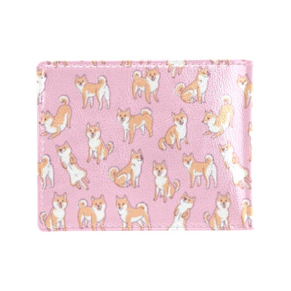 Shiba Inu Print Design LKS303 Men's ID Card Wallet