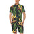 Bird Of Paradise Pattern Print Design BOP012 Men's Romper