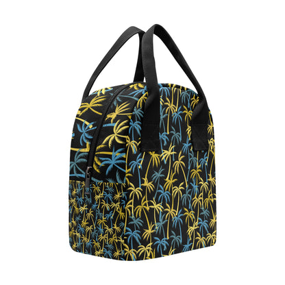 Palm Tree Pattern Insulated Lunch Bag