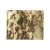 Camo Realistic Tree Texture Print Men's ID Card Wallet