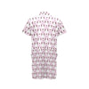 Bull Terrier Pink Print Pattern Men's Romper