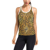 Tiger Print Design LKS302 Women's Racerback Tank Top