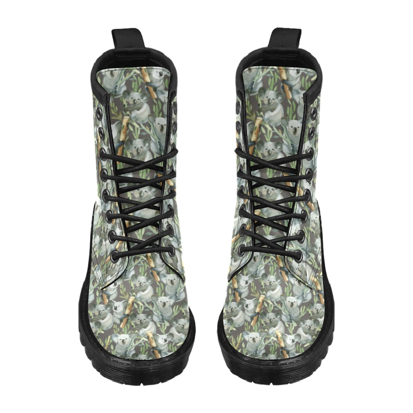 Koala Pattern Design Print Women's Boots