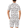 Cow Pattern Print Design 02 Men's Romper