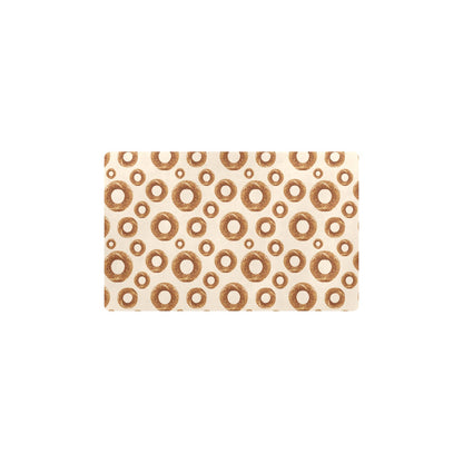Bagel Pattern Print Design 01 Kitchen Mat